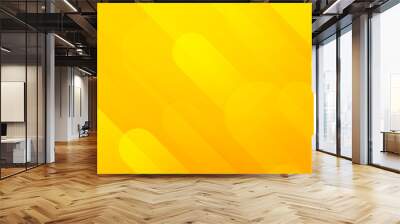 Abstract minimal background with yellow gradient. modern diagonal geometric texture backdrop for banners and business templates Wall mural