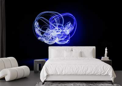 lightpainting Wall mural