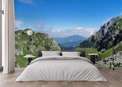 mountain tops Wall mural