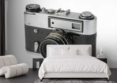 Vintage photo camera Wall mural