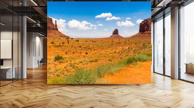 Monument Valley on the border between Arizona and Utah, USA Wall mural