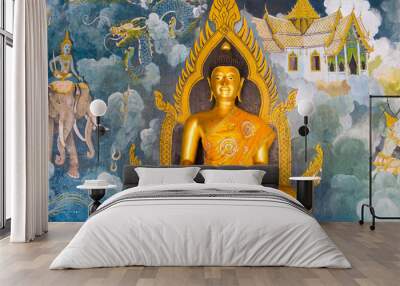 Wat Phra That Doi Suthep. Chiang Mai, Thailand Wall mural