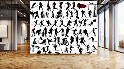 sport collection vector Wall mural