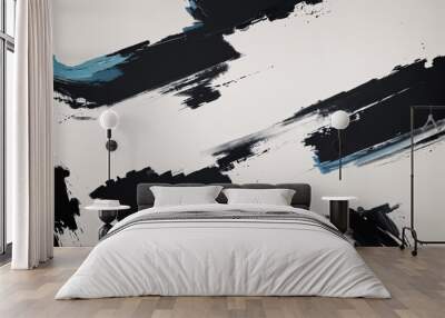 grunge background with splashes Wall mural