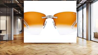 Stylish Gradient Sunglasses with Silver Frame Wall mural