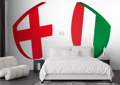 England vs Italy, 2019 Rugby Six Nations Championship, round 4 Wall mural