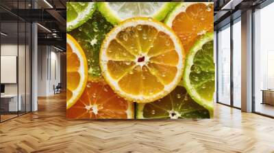 Tropical Fruit Section Wallpaper Wall mural