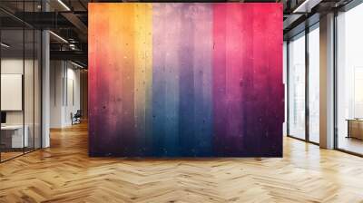 Retro Wave. Gradient color concept Wall mural