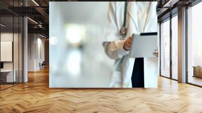 Close-up of young professional doctor Wall mural