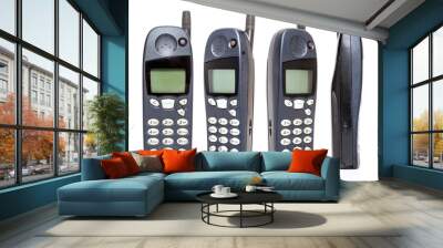 Old Mobile Phone on white background. Wall mural