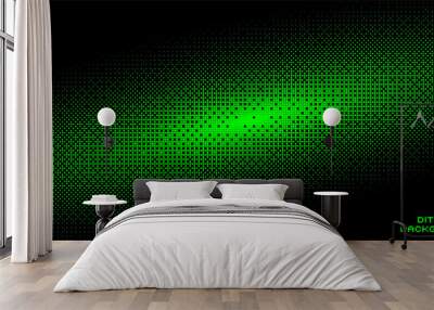 Pixel dither bitmap texture. Abstract pixel smooth gradient transition, 8 bit video game screen wallpaper. Vector background Wall mural