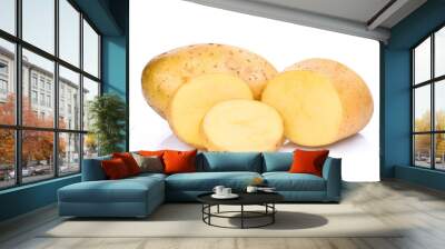 Potato isolated on white background. Wall mural