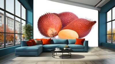 salak fruit,salacca zalacca,tropical fruit isolated on white background Wall mural