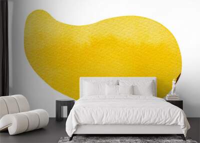 Mango fruit on white background, watercolor hand drawn Wall mural