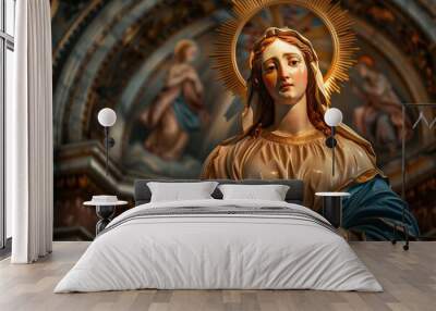 Immaculate Heart of the Holy Mary Wall mural