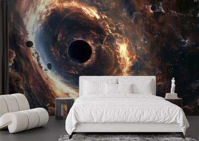 massive blackhole horizon Wall mural