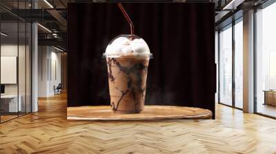 Mocha ice coffee Wall mural