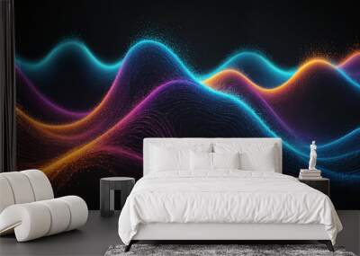 Abstract wave art | Music | Waves | digital Wall mural