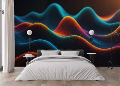 Colorful digital art Wall mural