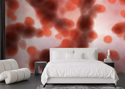 medical research cells microbiology illustration Wall mural