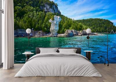 Tobermory flowerpot island Ontario Canada Wall mural