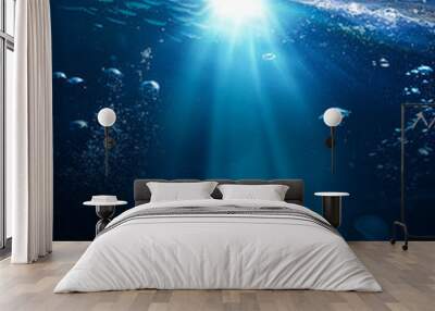 Ocean mystery background Wall mural