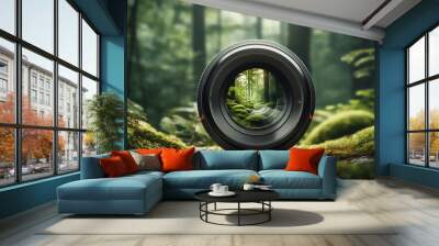 Concept Lens Wall mural