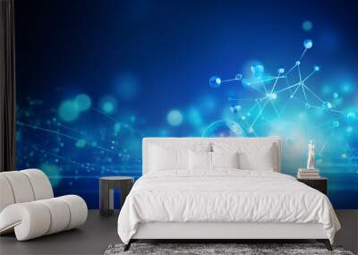 Modern Abstract Health Medical Science Healthcare Icon Digital Wall mural