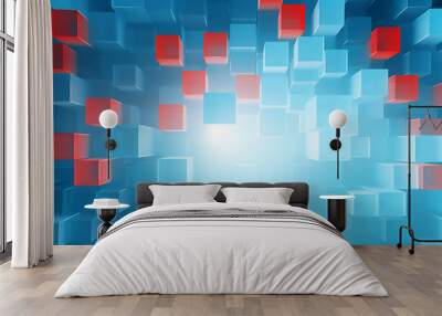 Rectangle Pattern Modern Medical Health Care Concept Background Wall mural