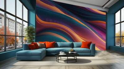 a dynamic edge to your design projects with these AI-crafted abstract shapes in fluid motion. Ideal for modern website headers, posters, or digital presentations. Bring your designs to life Wall mural