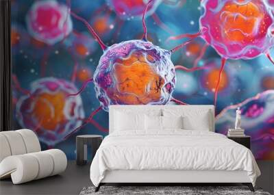 Innovative D Modeling Diseases with Stem Cells for Scientific Research Wall mural