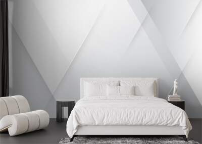 Abstract Elegant white and grey Background. Abstract white Pattern Wall mural