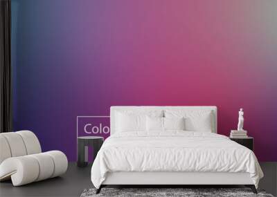 Abstract blurred gradient mesh background in bright colorful colors. Colorful smooth banner template Wall mural