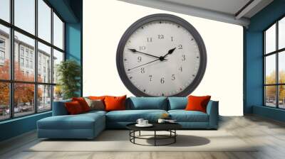 isolate Clock on white background. Wall mural