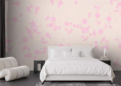 Pink watercolor background for your design, watercolor background concept, vector. Wall mural