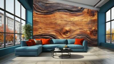 Wood texture background copyspace for your design. Generative AI Wall mural