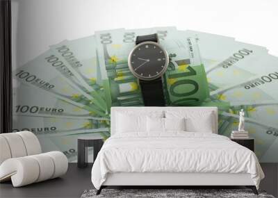 Time is money concept Wall mural