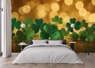 st patrick background Generated AI  Wall mural