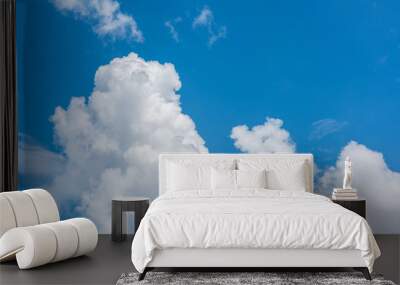 blue sky with cloud Wall mural