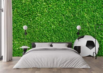 green grass field sport background idea concept Wall mural