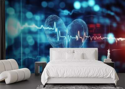  an image that represent personalized healthcare  Wall mural