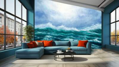 Ocean waves Wall mural