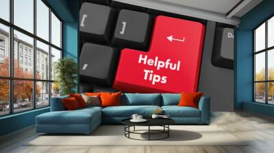 helpful tips Wall mural