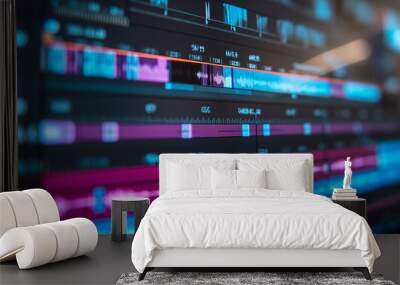 Video Editing professional Wall mural