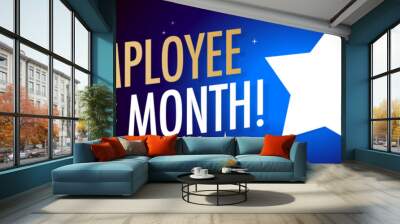 Employee of the month Wall mural