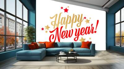 happy new year Wall mural