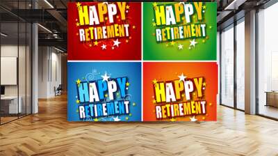 happy retirement ! Wall mural