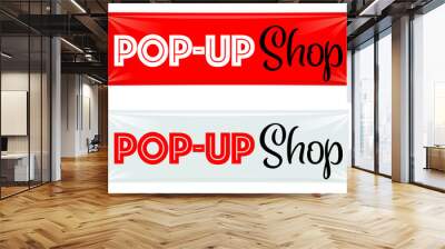 Pop-up shop Wall mural