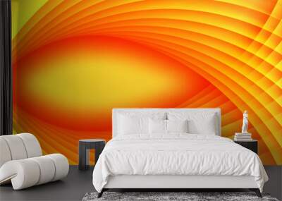 creative yellow concept vector abstract orange pattern background Wall mural