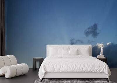 sun and clouds Wall mural